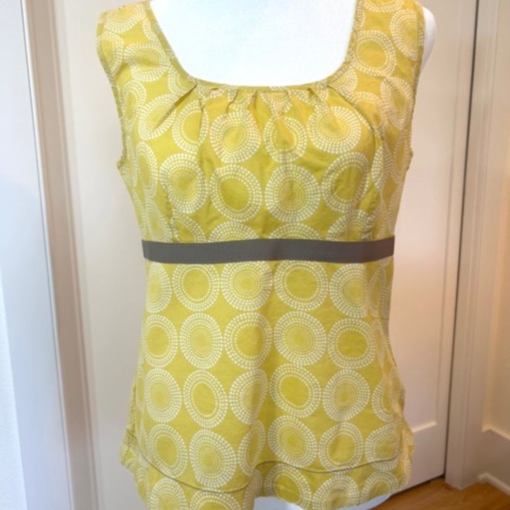 Boden Yellow Sleeveless Shirt